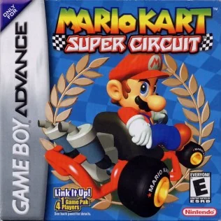 Mario Kart: Super Circuit box artwork.