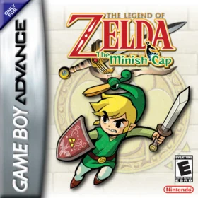 The Legend of Zelda: The Minish Cap box artwork.
